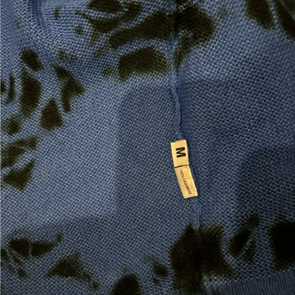 Parker Blue Cashmere Cardigan - Picture 2 of 6